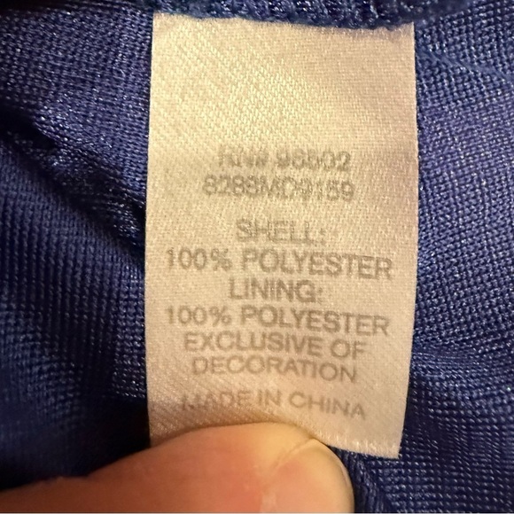 Charming Charlie Women Swing Shift Dress Sparkle Rope Straps Floral Blue Size S - Picture 8 of 10